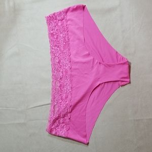 Tu Lace and Poly Hipster Panty - NWT